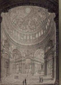 Interior of St.Paul's Cathedral, 1817 Interior of St.Paul's Cathedral, 1817