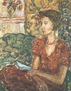 Portrait of Magdalena Potworowska by Tytus Czyzewski