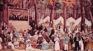 Methodist Camp Meeting, 1836 by Edward Williams Clay
