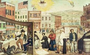 The Times, pub. by H.R. Robertson, New York, 1837 by Edward Williams Clay