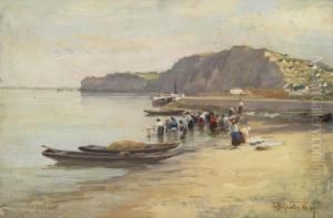 Washerwomen By The River