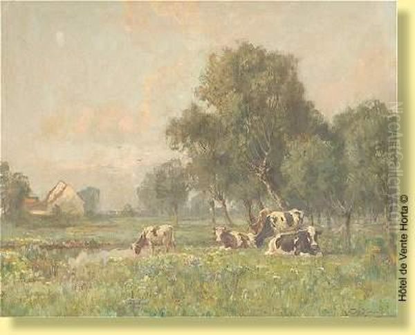 Troupeau De Vaches Dans Un Paysage - view 1