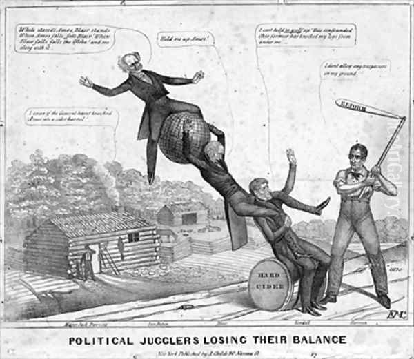 Political jugglers losing their balance - view 1