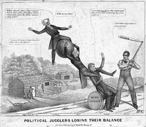 Political jugglers losing their balance by Edward Williams Clay