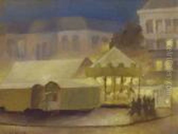 A Fun Fair In The Evening - view 1