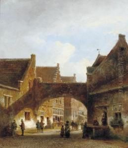 A Town Gate In Summer