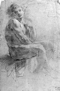 A seated nude A seated nude