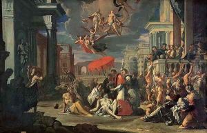 St. Charles Borromeo Administering the Sacrament to Plague Victims in 1576