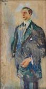 Portrett Av Skipsreder Orvig 1918 by Ludwig Peter Karsten