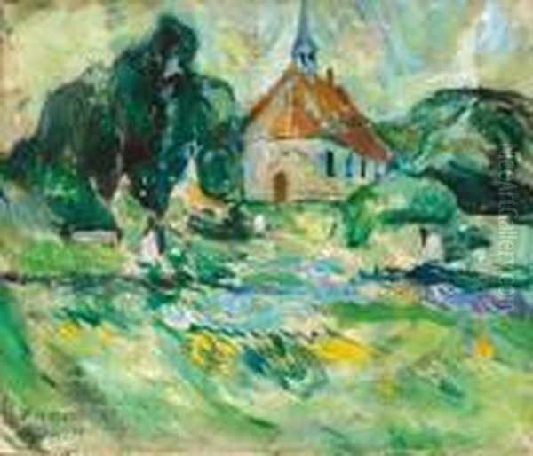Kirken I Gilleleje 1915 1915 - view 1