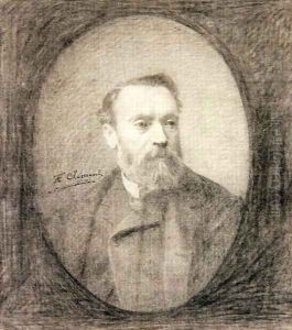 Self Portrait by Felix Auguste Clement
