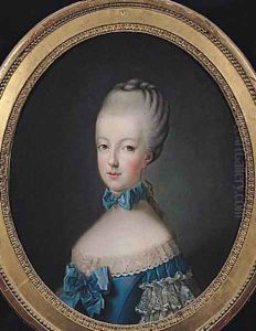 Portrait of Marie-Antoinette de Habsbourg-Lorraine (1750-93) by Jean Baptiste (or Joseph) Charpentier