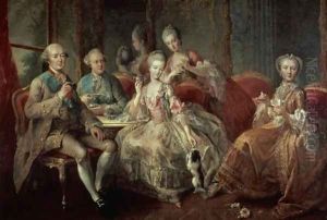 The Penthievre Family or The Cup of Chocolate, 1768