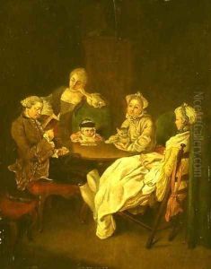 Society at the Table by Daniel Nikolaus Chodowiecki
