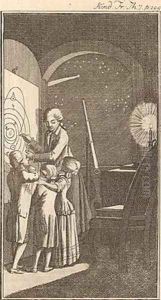 The Astronomer, 1780 by Daniel Nikolaus Chodowiecki