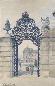 Gate To Theupper Belvedere by Paul Kaspar