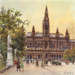 The Townhall Invienna by Paul Kaspar