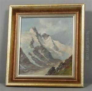 Blick Auf Den Grosglockner Undblick Auf Heiligenblut by Paul Kaspar