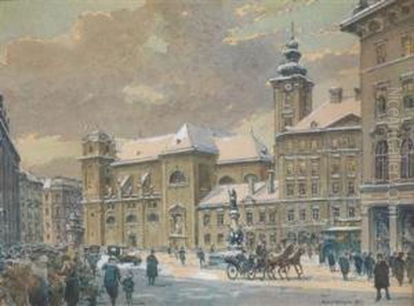 Die Freyung Im Schnee - view 1