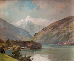 Zell Am See Mit Kitzsteinhorn by Paul Kaspar