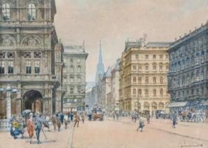 Karntnerstrase Seen From The Opera