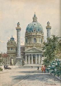 Die Karlskirche In Wien