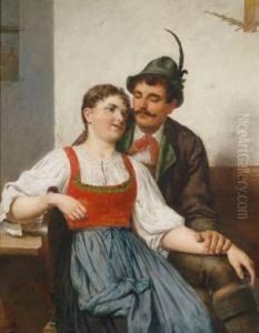 Das Liebespaar by Eduard Kasparides
