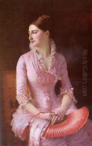 Portrait of Anne-Marie Dagnan by Gustave Claude Etienne Courtois