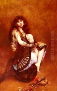 La Bayadere (The Bayadere) by Gustave Claude Etienne Courtois
