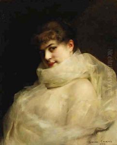 An Elegant Lady by Gustave Claude Etienne Courtois