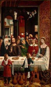 The Marriage at Cana c. 1495-1497 by Master of the Catholic Kings