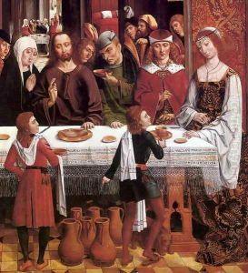 The Marriage at Cana (detail) c. 1495-1497 by Master of the Catholic Kings