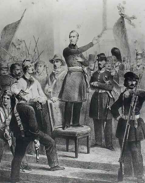 Alphonse de Lamartine (1790-1869) at the Town Hall - view 1