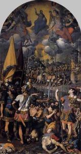 The Martyrdom of St Maurice 1583 by Romulo Cincinnato
