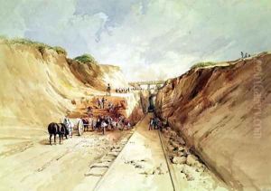 Construction of a Railway line, 1841