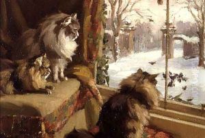 At the Window by Agnes Cowieson