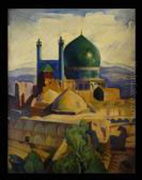 Mosque At Isfahan - view 1