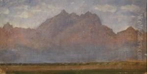 Dusk Over The Mountains by Nandor Katona