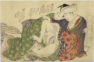 Before Wedding, Shunga by Katsukawa Shuncho