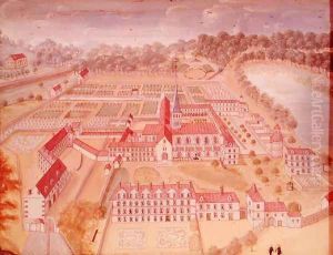 General View of the Abbey from 'l'Abbaye de Port-Royal', c.1710