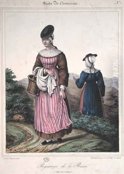 Peasant costumes from the Bresse area, 1845 - view 1