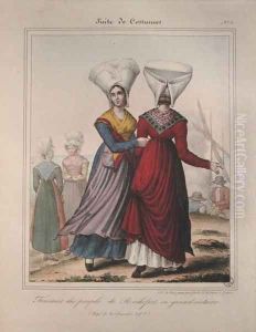 Grand costume for women in the Rochefort area, Charente by Charpentier