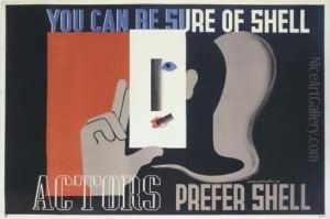 Actors Prefer Shell by Edward Mcknight Kauffer