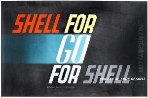 Shell For Go For Shell, You Can Be Sure Of Shell by Edward Mcknight Kauffer