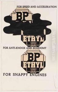 Bp Ethyl For Snappy Engines by Edward Mcknight Kauffer