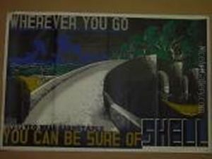 Wherever You Go You Can Be Sure Of Shell - The River Yeo, Near Barnstaple by Edward Mcknight Kauffer