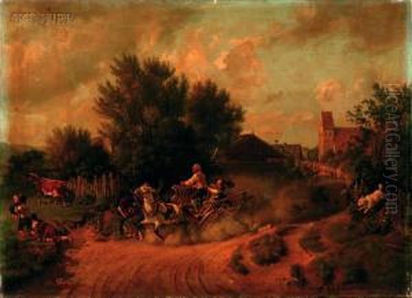 The Runaway Wagon - view 1