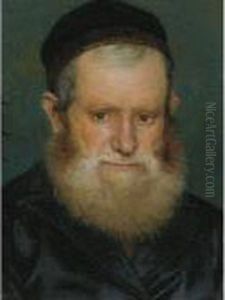 Portrait Of A Rabbi by Isidor Kaufmann
