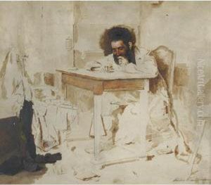 Study For "a Man Reading"