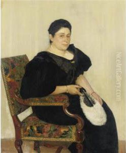 Seated Woman With Fan (the Banker's Wife)